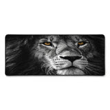 XXL Mouse Pad - "Lion's Gaze" Edition (Black and White)