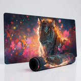 XXL Mouse Pad - Floral Tiger & Dreamy Light Edition