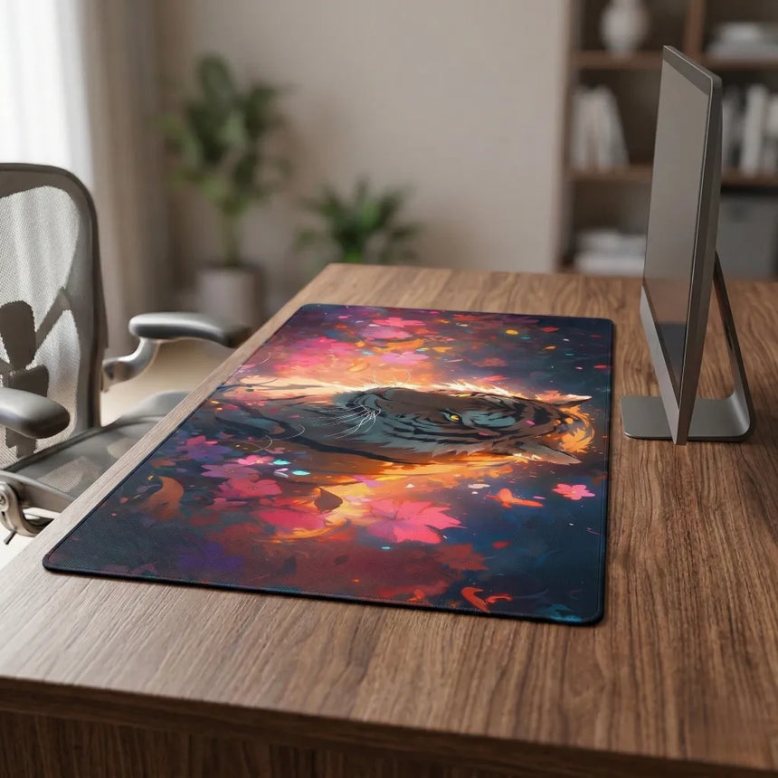 XXL Mouse Pad - Floral Tiger & Dreamy Light Edition