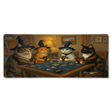 XXL Wizard Cats Mouse Pad The Awakening of Sorcerers (900x400mm) - Fantastic Design - PopMyPad