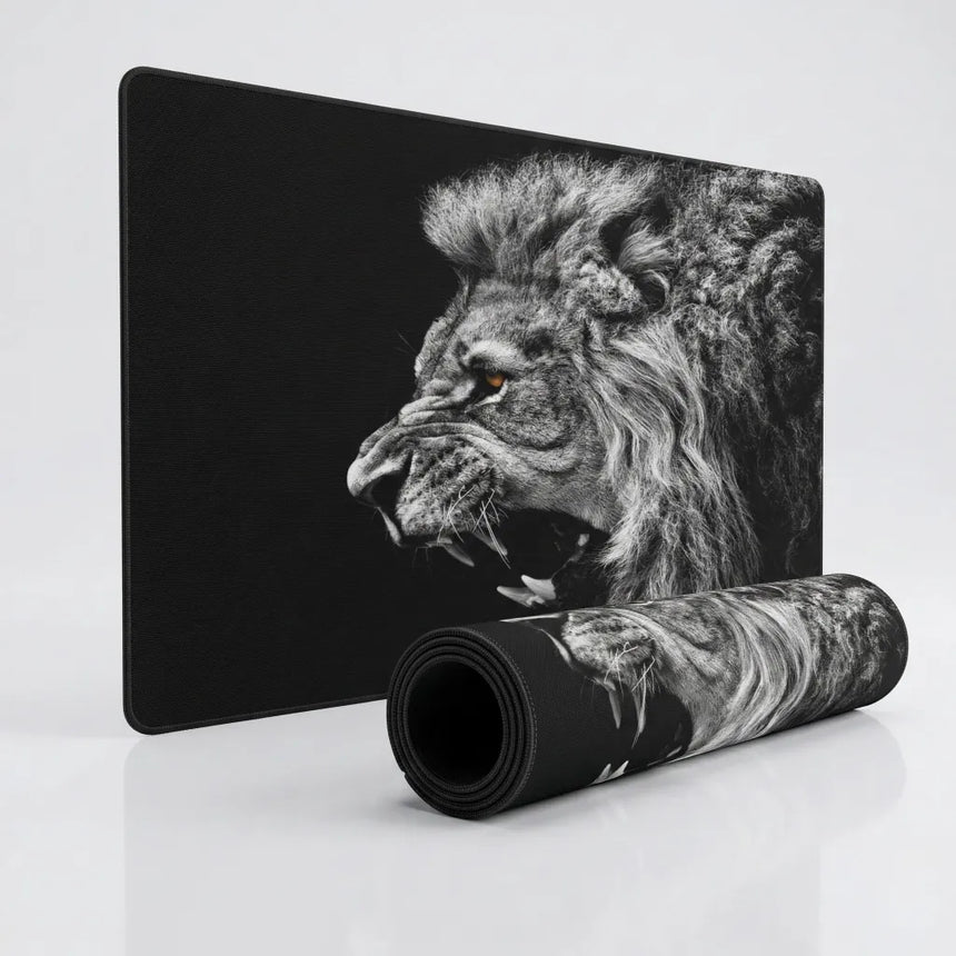 XXL Mouse Pad - Savage Majesty (Black & White Edition)