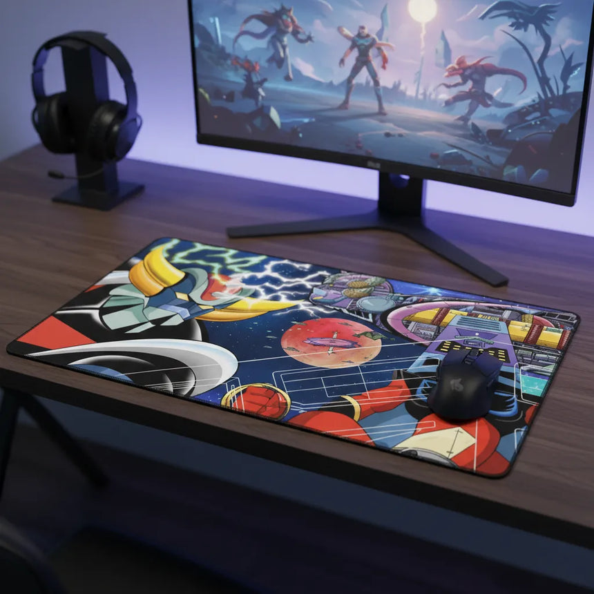 XXL Goldorak Mouse Pad - Collector's Edition "Interstellar Duel"