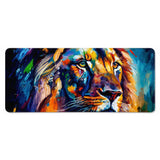XXL Lion Mouse Pad "Chromatic Explosion" - Artist Edition