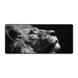 XXL Lion Majestic Mouse Pad - Premium Black and White Design