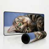 XXL Mouse Pad "Feline Gaze" — Hyper-Realistic Collector's Edition