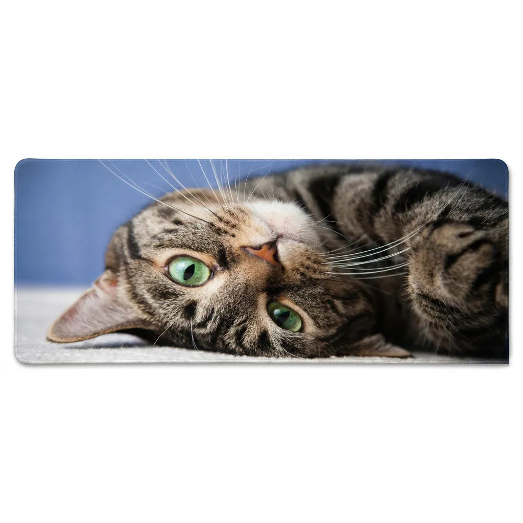 XXL Mouse Pad "Feline Gaze" — Hyper-Realistic Collector's Edition