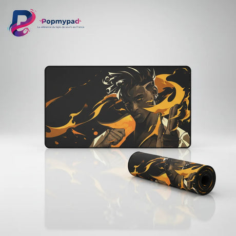 Tapis de souris valorant - Édition Phoenix - XXL RGB & Précision avec design dynamique de Phoenix.
