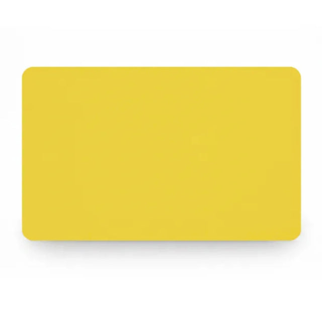 Tapis de souris jaune minimaliste zen, vue complète du tapis